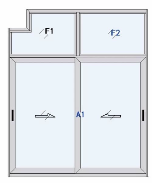 Youran 105 Extremely Narrow Sliding Window