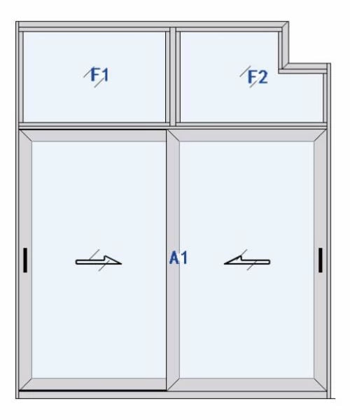 Youran 105 Extremely Narrow Sliding Window