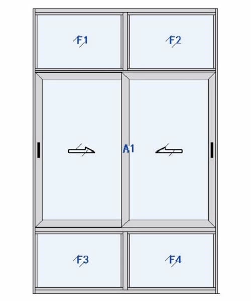 Youran 105 Extremely Narrow Sliding Window