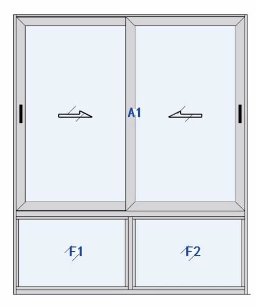 Youran 105 Extremely Narrow Sliding Window