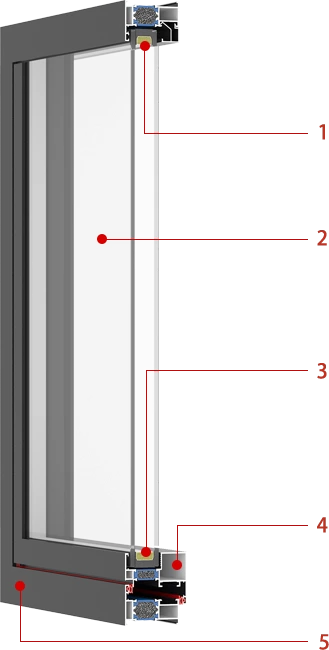 Glass Folding Window